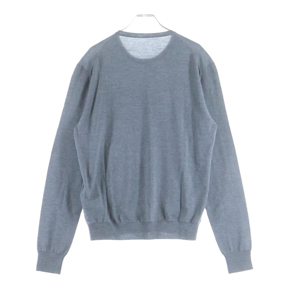 Berluti(ベルルッティ) カリグラフィ ラムウール ニット セーター グレー R15KRL115YAD