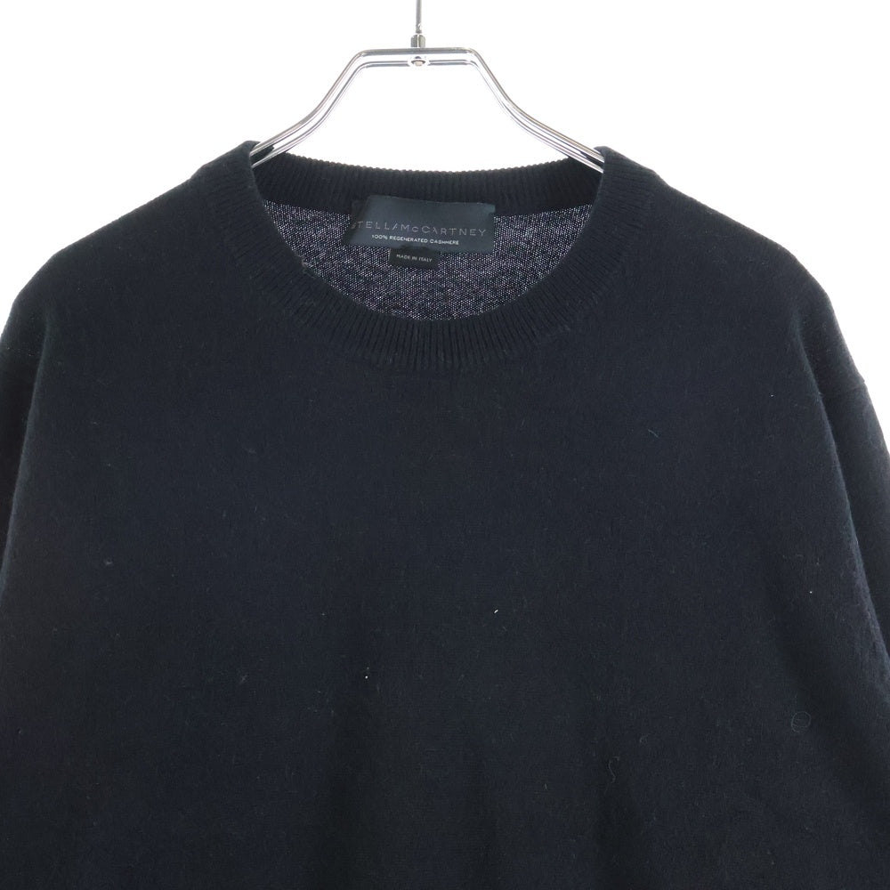 STELLA McCARTNEY(ステラマッカートニー) S刺繍 ウール ニット セーター ブラック 552342S7157-1