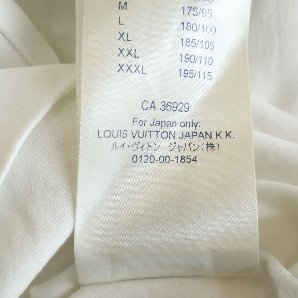 LOUIS VUITTON(ルイヴィトン) 20SS ダミエ ポケット付き 半袖Tシャツ カットソー ホワイト RM201Q CMS H6Y45W