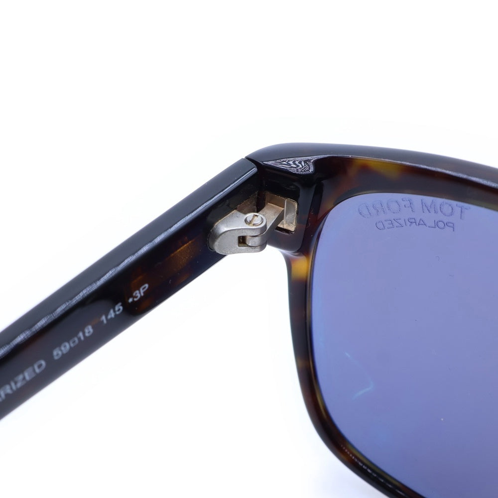 TOM FORD(トムフォード) GIULIO スクエアシェイプ カラーレンズ サングラス アイウェア メガネ 眼鏡 ブラウン TF698-F 52D