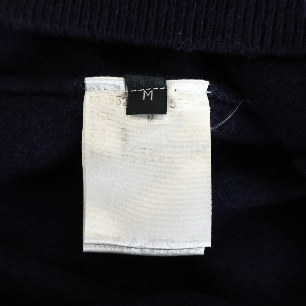 STELLA McCARTNEY(ステラマッカートニー) S刺繍 ウール ニット セーター ネイビー 552342S7157-1