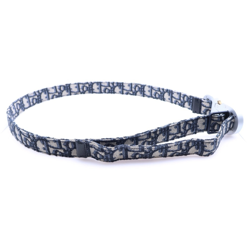 Christian Dior(クリスチャンディオール) ×ALYX アリクス オブリーク 総柄 ローラーコースター ガチャ ベルト グレー レディース