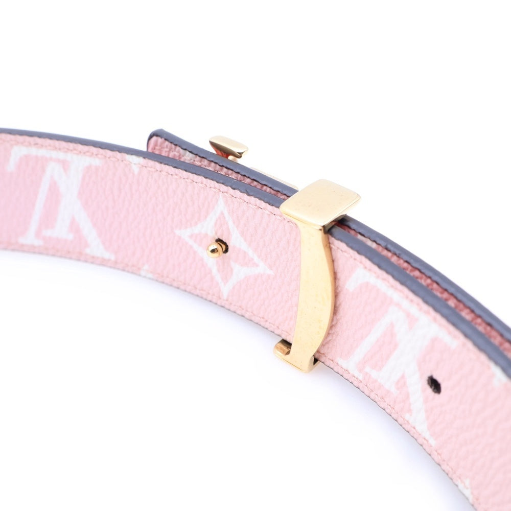 ルイヴィトン LV モノグラム ベルト ピンク LOUIS VUITTON ルイ