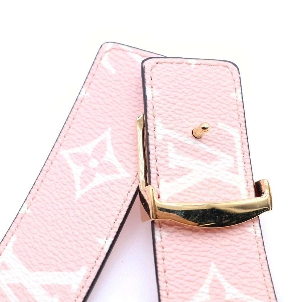 ルイヴィトン LV モノグラム ベルト ピンク LOUIS VUITTON ルイ