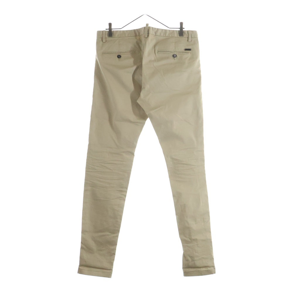 DSQUARED2(ディースクエアード) テーパード チノパンツ ワークパンツ ベージュ S71KA0982 S39021