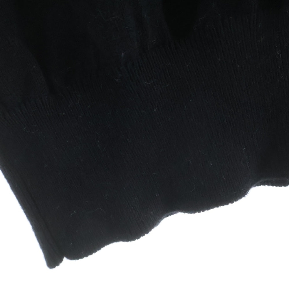 DSQUARED2(ディースクエアード) ロゴ コットン ニット 半袖 セーター ブラック S71HA0994