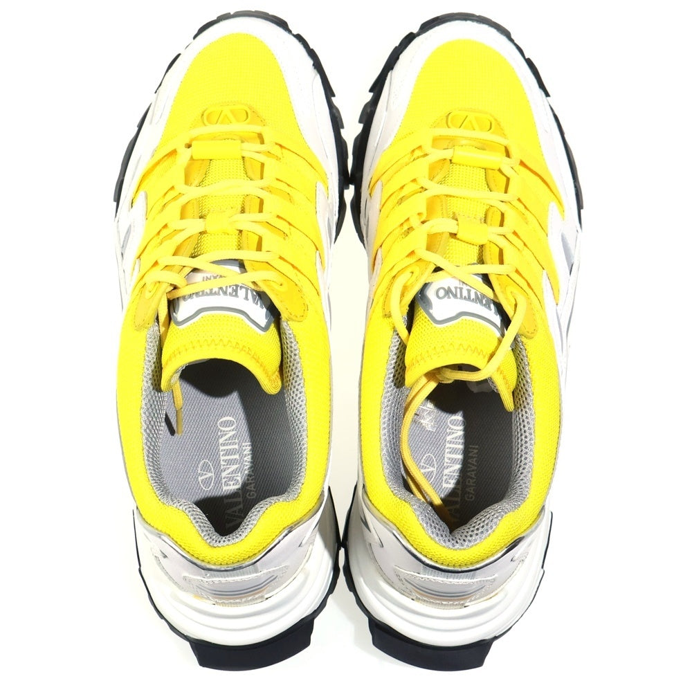 VALENTINO(ヴァレンティノ) CLIMBERS クライマーズ メッシュ ローカットスニーカー イエロー UY2S0C20