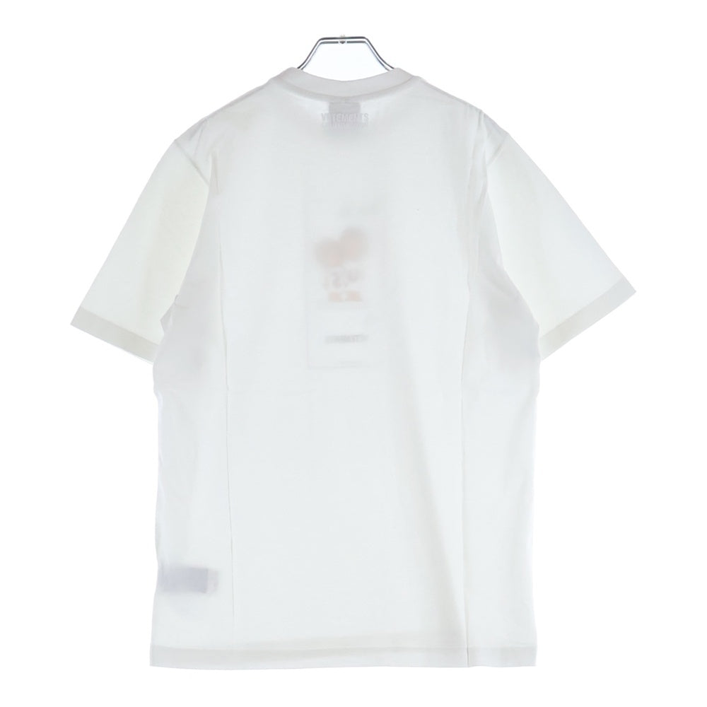 VETEMENTS(ヴェトモン) 20AW Love is US プリント クルーネック 半袖Tシャツ カットソー ホワイト UAH21TR686