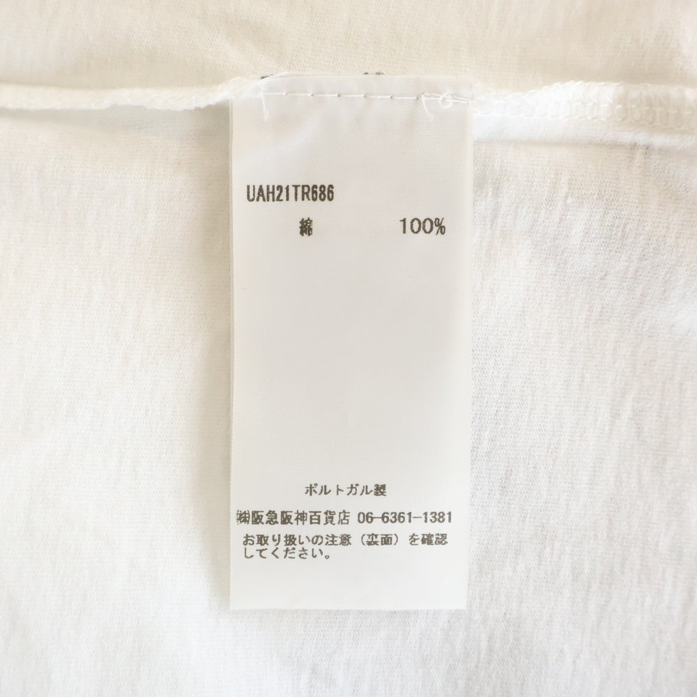 VETEMENTS(ヴェトモン) 20AW Love is US プリント クルーネック 半袖Tシャツ カットソー ホワイト UAH21TR686