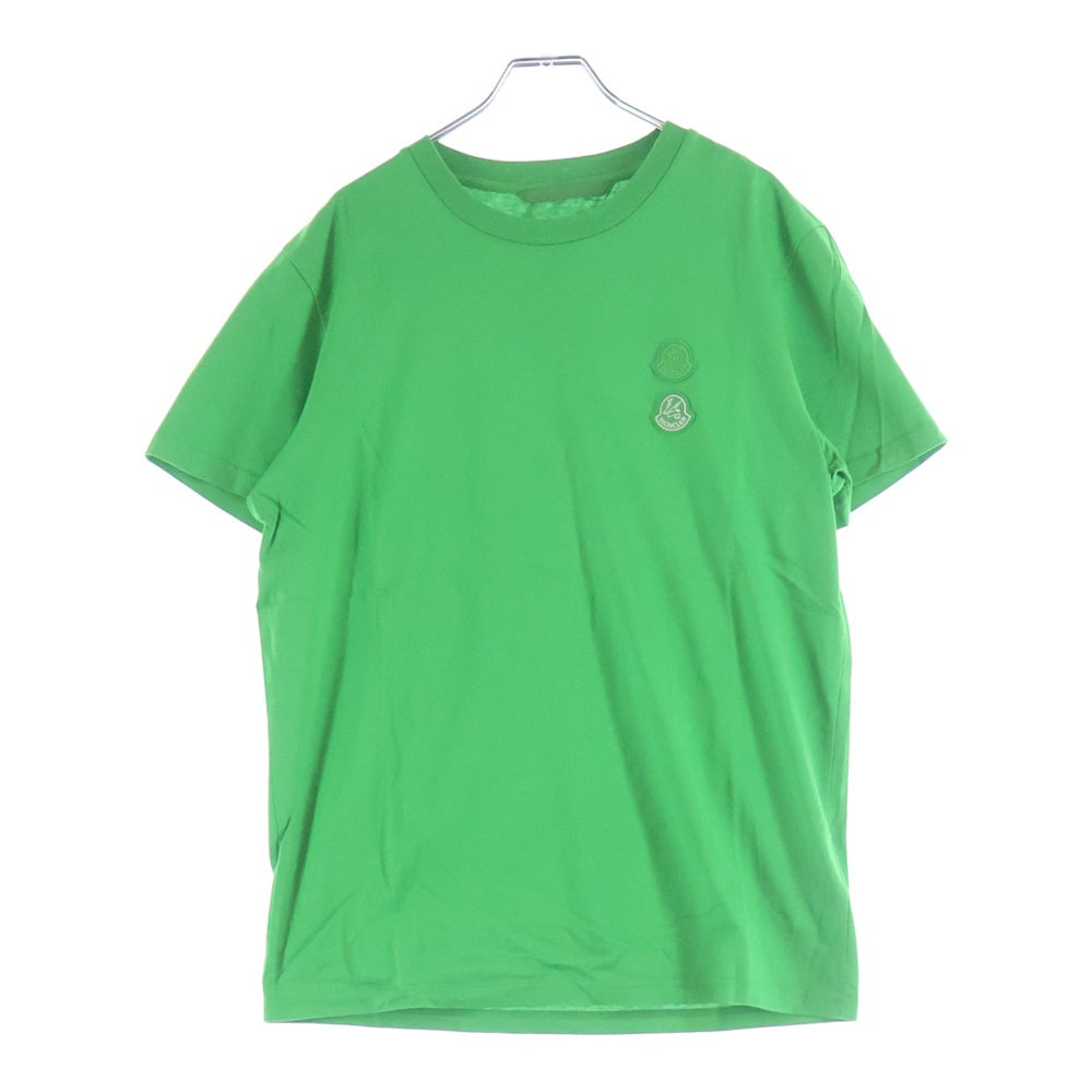 MONCLER(モンクレール) 21SS MAGLIA T-SHIRT ロゴワッペンクルーネック 半袖Tシャツ カットソー グリーン G20928C00005 829FB
