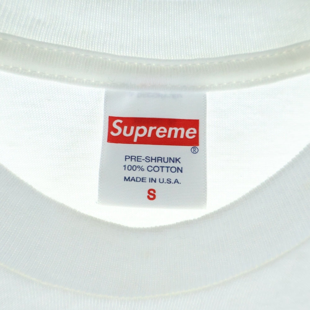 SUPREME(シュプリーム) 21AW Est.1994 Tee ロゴプリント クルーネック 半袖Tシャツ カットソー ホワイト