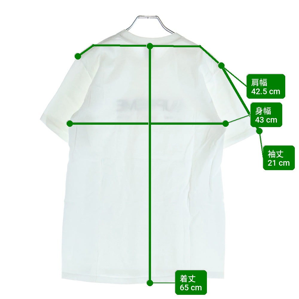SUPREME(シュプリーム) 21AW Est.1994 Tee ロゴプリント クルーネック 半袖Tシャツ カットソー ホワイト