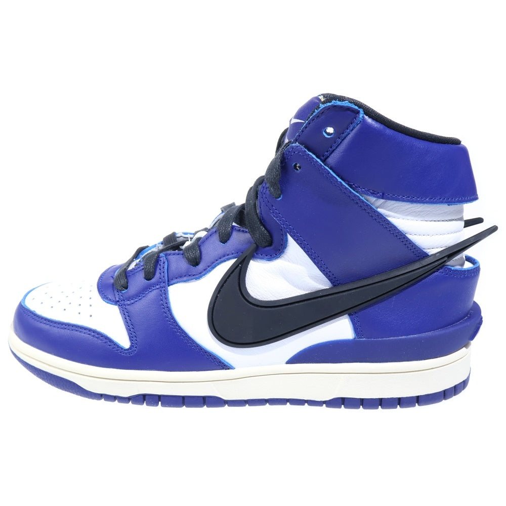 NIKE(ナイキ) ×AMBUSH DUNK HIGH DEEP ROYAL アンブッシュ ダンク ディープロイヤル ハイカットスニーカー ブルー/ホワイト US8/26cm CU7544-400