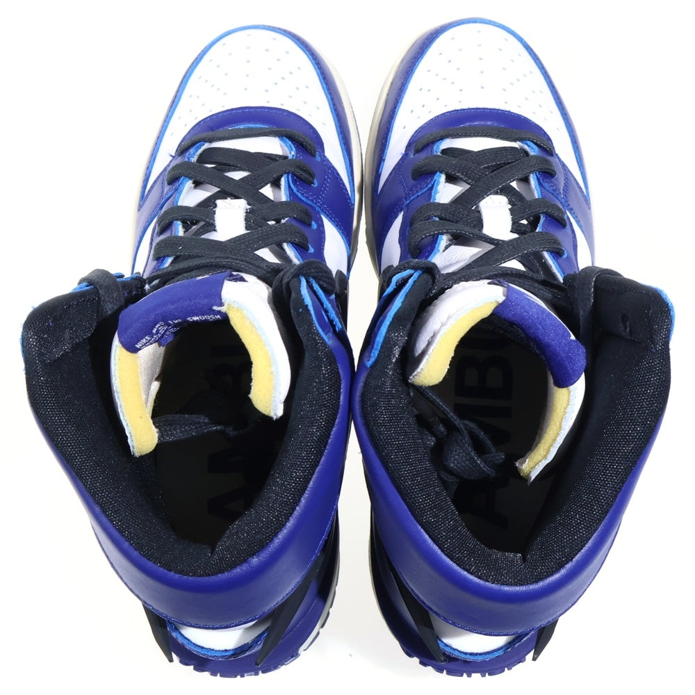 NIKE(ナイキ) ×AMBUSH DUNK HIGH DEEP ROYAL アンブッシュ ダンク ディープロイヤル ハイカットスニーカー ブルー/ホワイト US8/26cm CU7544-400