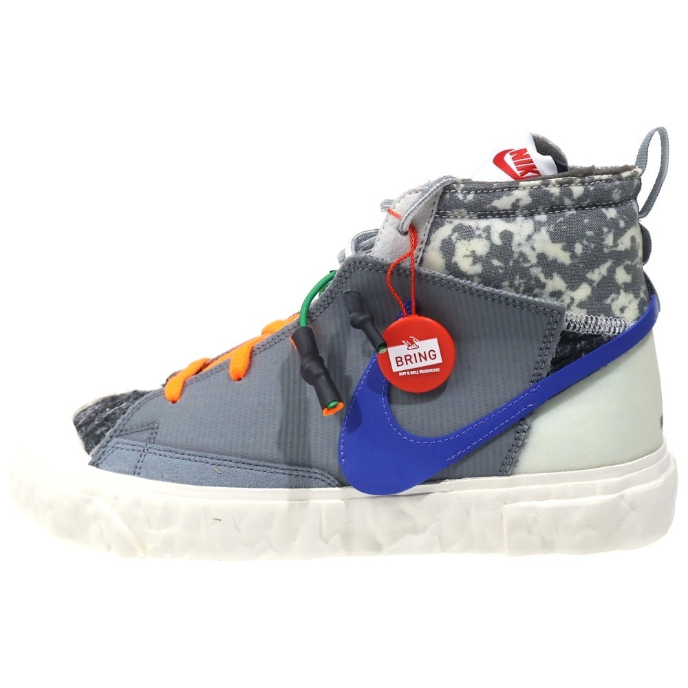 NIKE(ナイキ) ×READYMADE BLAZER MID LIMITED COLOUR MODEL レディメイド ブレーザー ミッド リミテッドカラーモデル ハイカットスニーカー グレー US9/27cm CZ3589-002