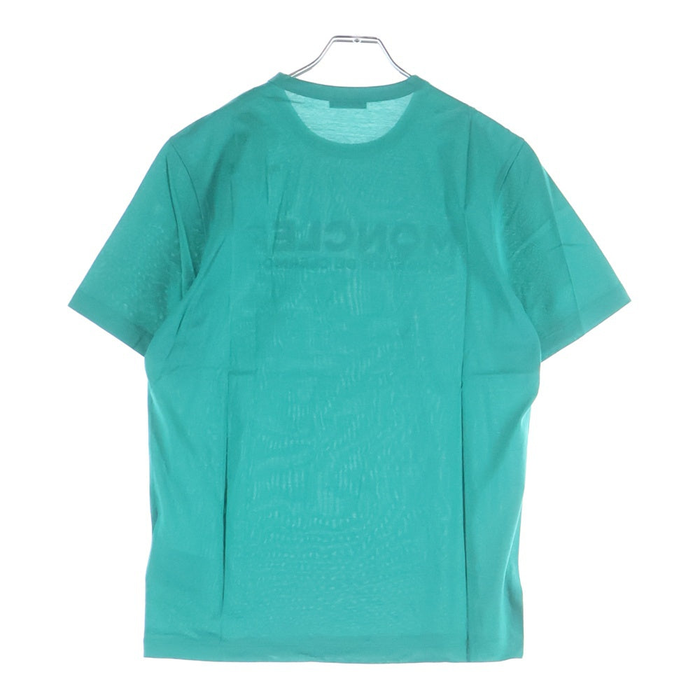MONCLER(モンクレール) 21SS MAGLIA T-SHIRT ロゴプリント クルーネック 半袖Tシャツ カットソー グリーン G10918C7D910 8390Y