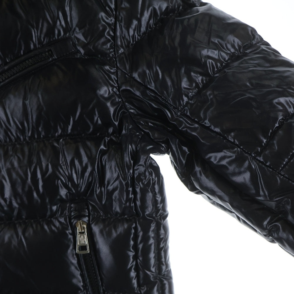 MONCLER(モンクレール) 20AW CAROUX GIUBBOTTO ロゴ ジップアップ ダウンジャケット ブラック F20911A58100 68950