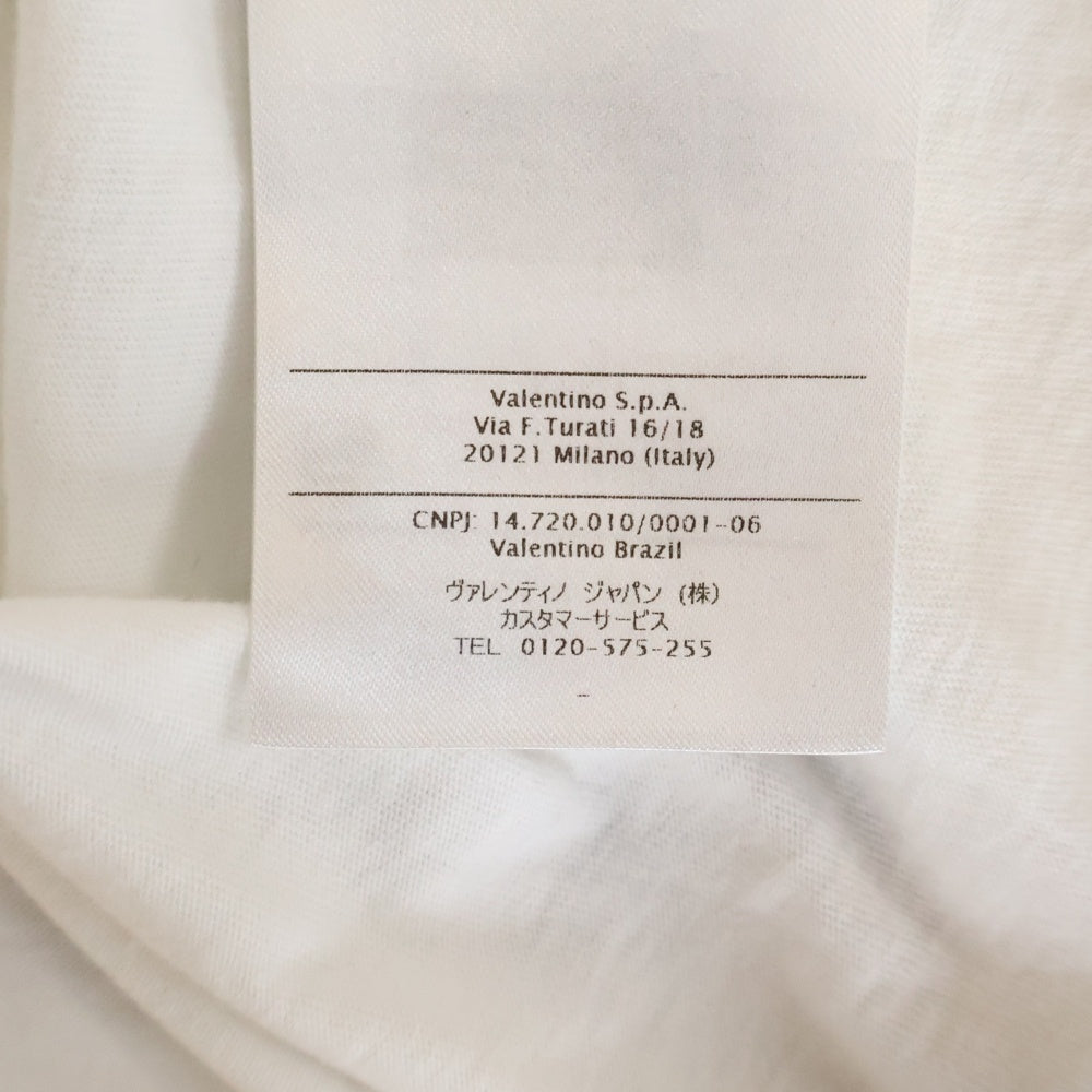 VALENTINO(ヴァレンティノ) 19SS VLOGO SIGNATURE TEE ロゴプリント クルーネック 半袖Tシャツ カットソー ホワイト RV0MG015LIA