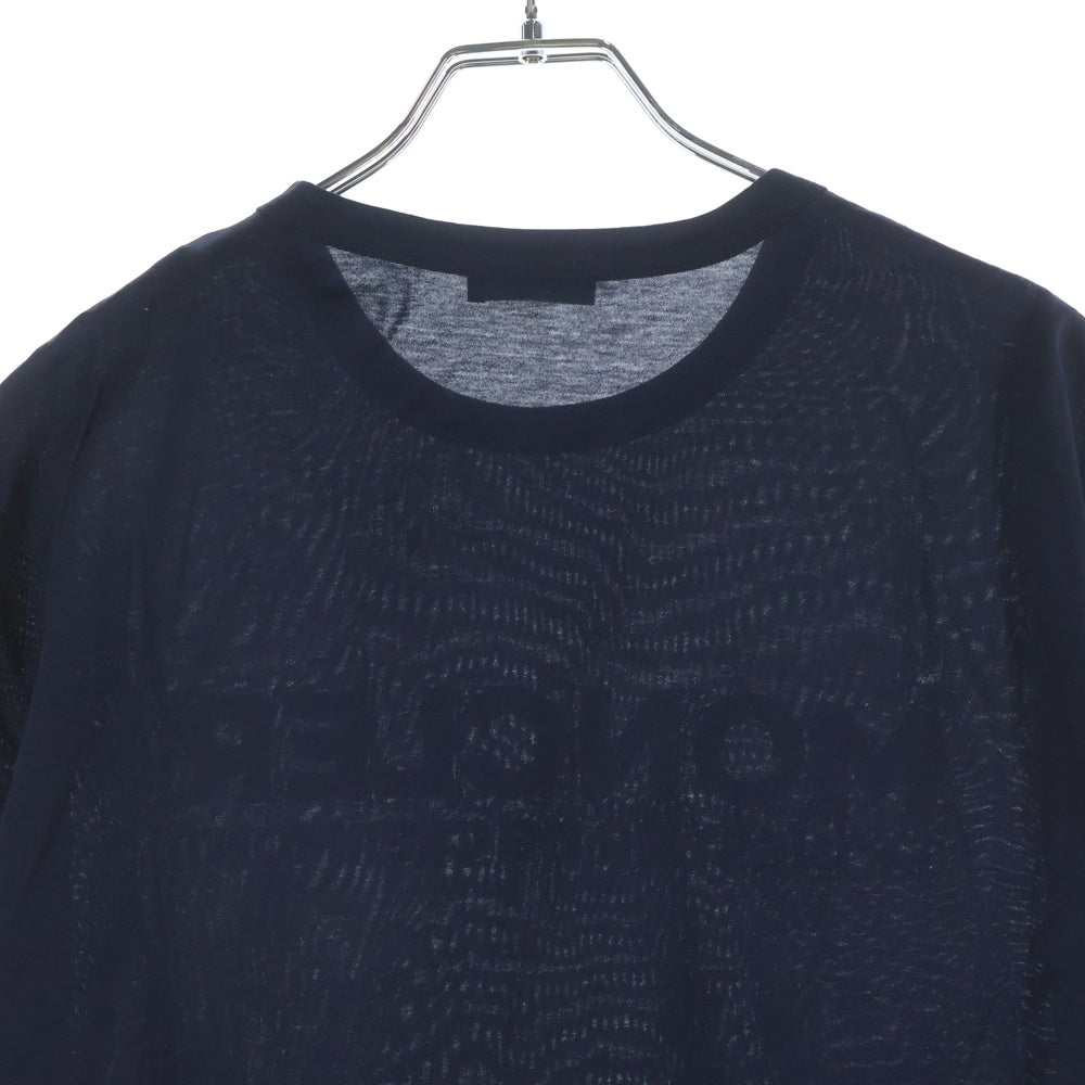 MONCLER(モンクレール) 21SS MAGLIA T-SHIRT ロゴプリント クルーネック 半袖Tシャツ カットソー ネイビー G10918C7D910 8390Y