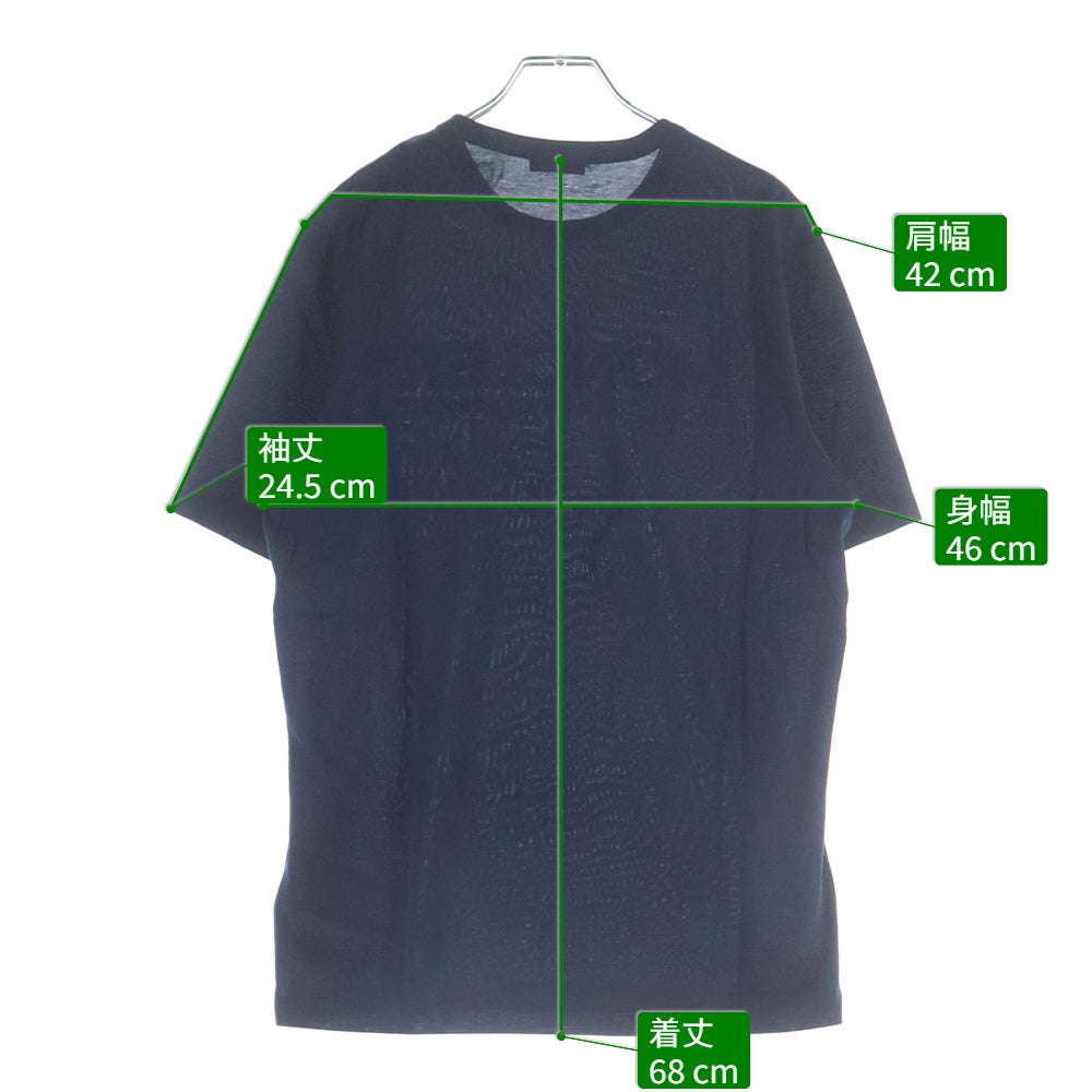 MONCLER(モンクレール) 21SS MAGLIA T-SHIRT ロゴプリント クルーネック 半袖Tシャツ カットソー ネイビー G10918C7D910 8390Y