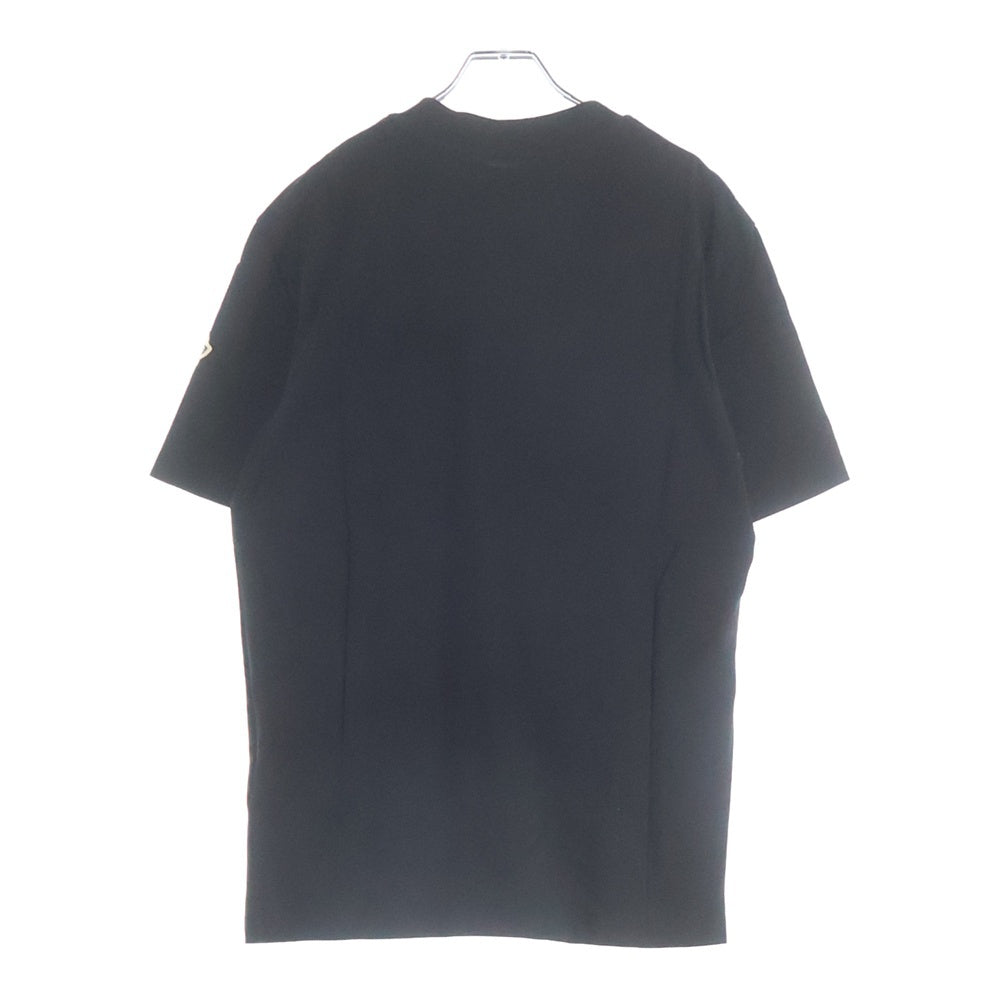 MONCLER(モンクレール) 21AW MAGLIA T-SHIRT マグリア ネックロゴ 半袖Tシャツ カットソー ブラック G20918C00025 8390T