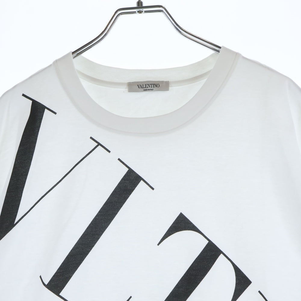VALENTINO(ヴァレンティノ) ロゴプリント クルーネック 半袖Tシャツ カットソー ホワイト SV3MG02P5FV