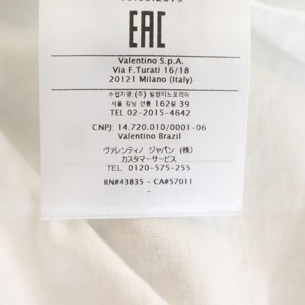 VALENTINO(ヴァレンティノ) ロゴプリント クルーネック 半袖Tシャツ