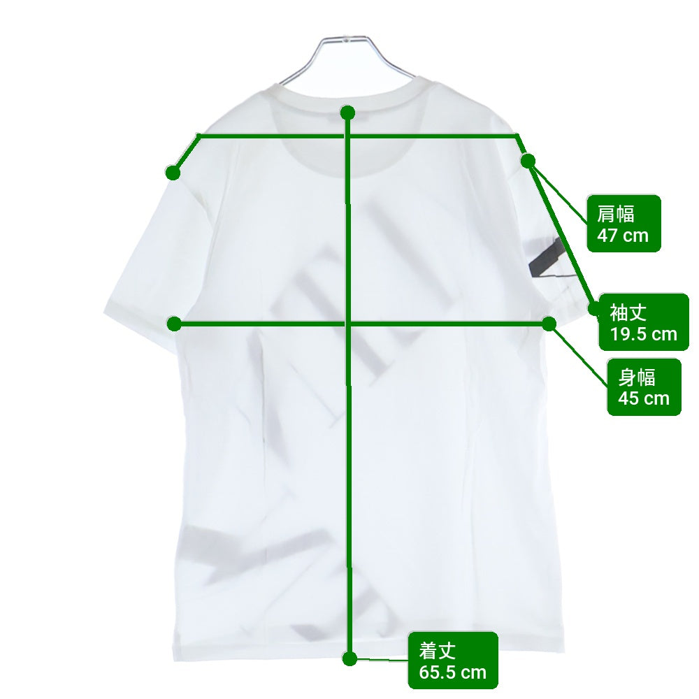 VALENTINO(ヴァレンティノ) ロゴプリント クルーネック 半袖Tシャツ カットソー ホワイト SV3MG02P5FV