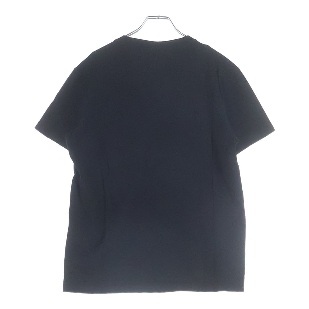 VALENTINO(ヴァレンティノ) VLOGO OMBRA PRINT TEE Vロゴ プリント クルーネック 半袖Tシャツ カットソー ブラック UV3MG08C6K7