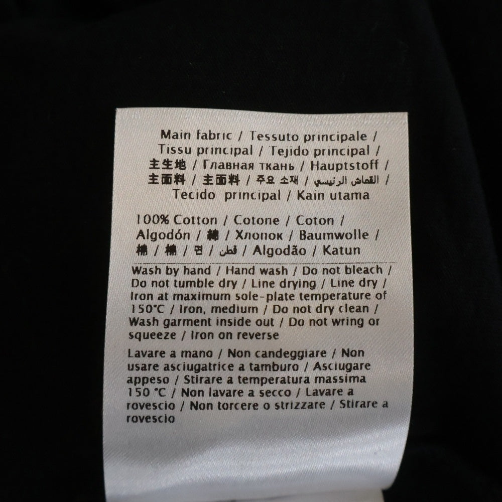 VALENTINO(ヴァレンティノ) VLOGO OMBRA PRINT TEE Vロゴ プリント クルーネック 半袖Tシャツ カットソー ブラック UV3MG08C6K7