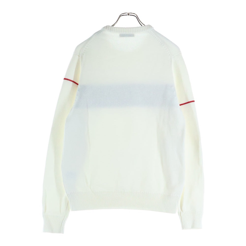 GIVENCHY(ジバンシィ) ロゴ コットン ニット セーター ホワイト BM90B4401M
