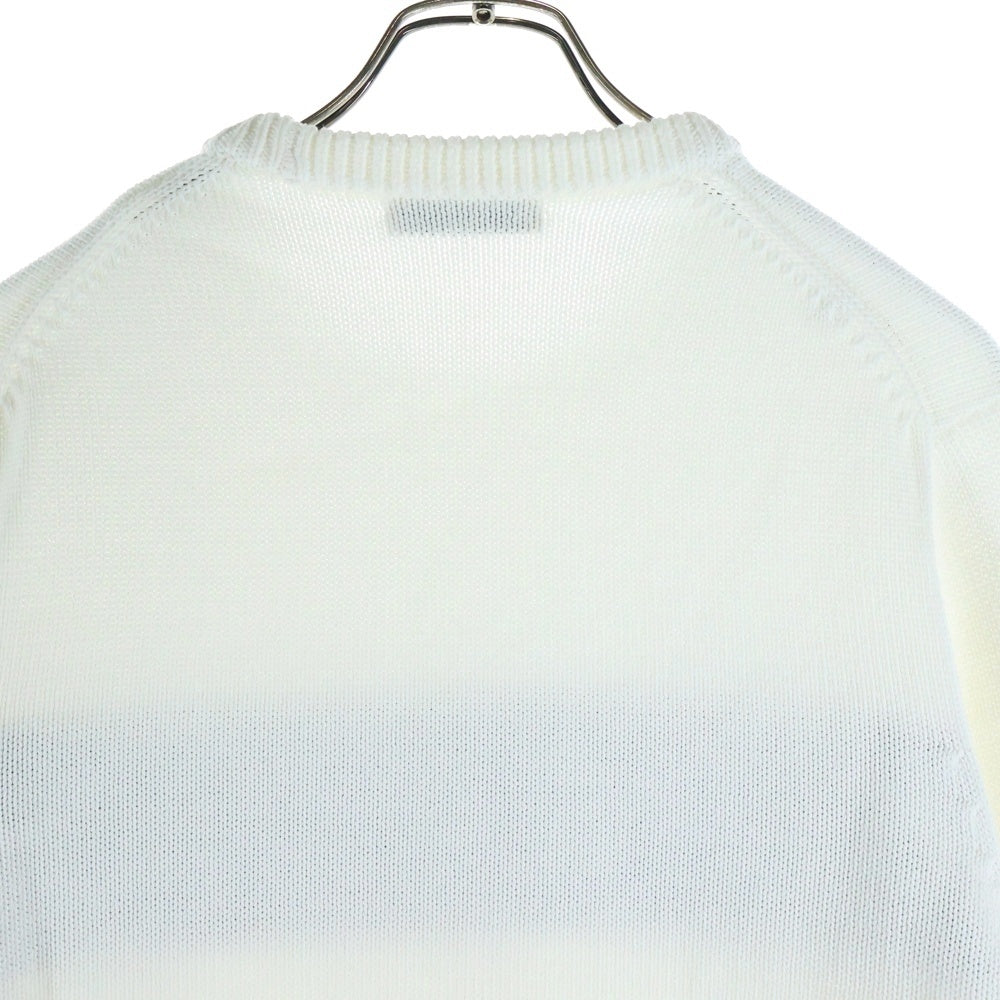 GIVENCHY(ジバンシィ) ロゴ コットン ニット セーター ホワイト BM90B4401M