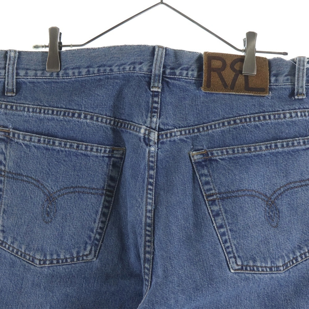 RRL(ダブルアールエル) ジップフライ ストレート デニムパンツ インディゴ