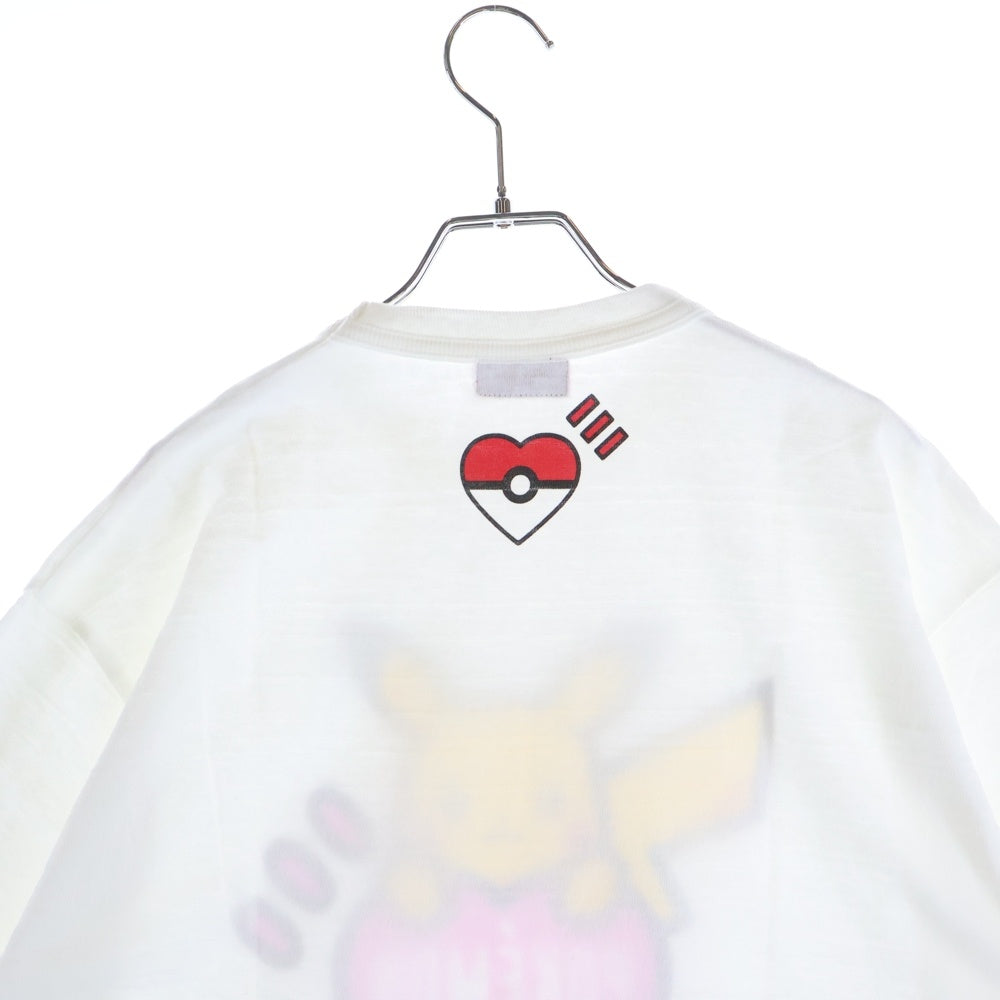 HUMAN MADE(ヒューマンメイド) ×POKEMON MADE GRAPHIC PIKACHU HARAJUKU T-SHIRT ポケモン メイド グラフィック ピカチュウ 原宿限定 半袖Tシャツカットソー ホワイト XX30TE004