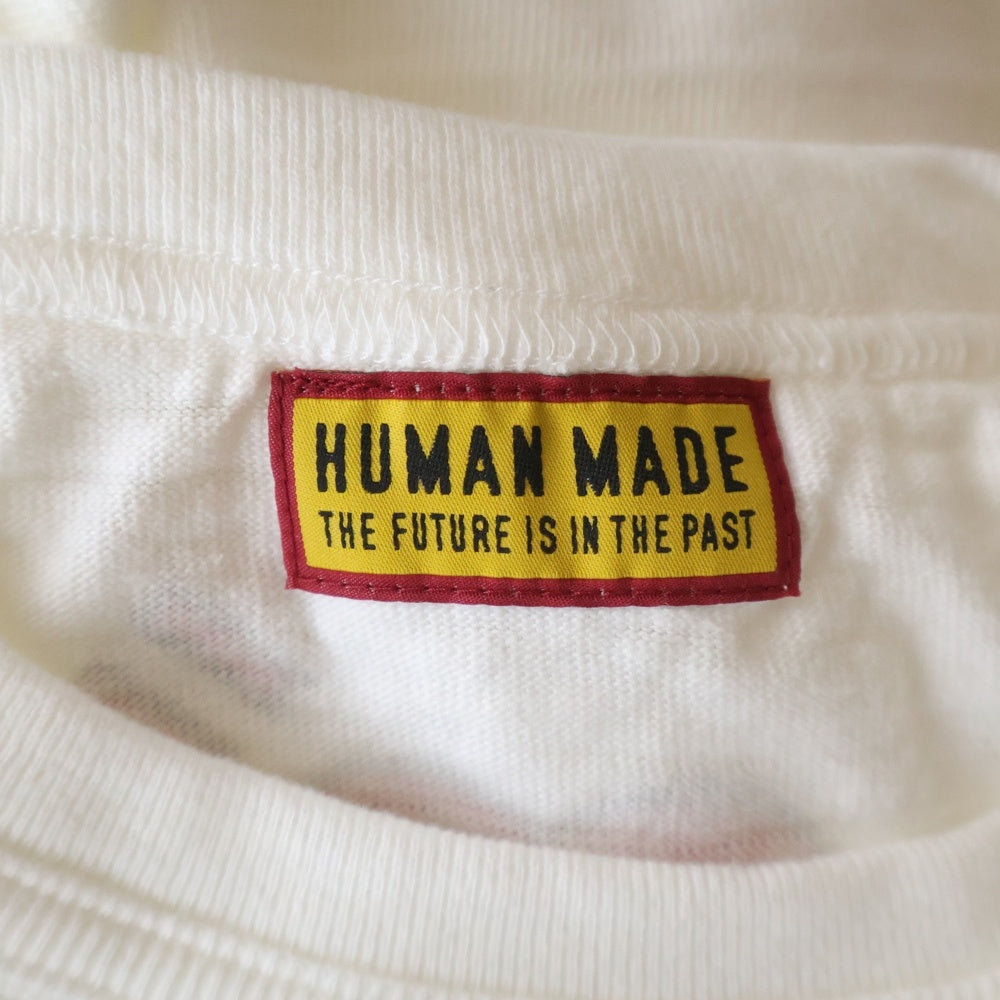 HUMAN MADE(ヒューマンメイド) ×POKEMON MADE GRAPHIC PIKACHU HARAJUKU T-SHIRT ポケモン メイド グラフィック ピカチュウ 原宿限定 半袖Tシャツカットソー ホワイト XX30TE004