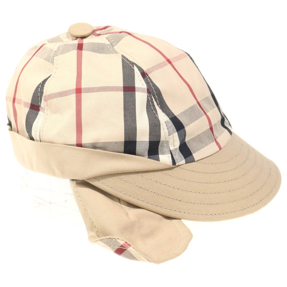 BURBERRY(バーバリー) ×Gosha Rubchinskiy ゴーシャ ラブチンスキー ノヴァチェックキャップ 帽子 ベージュ