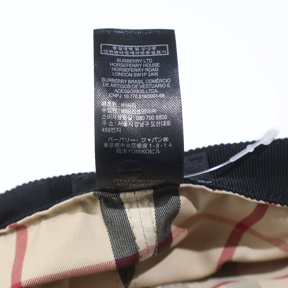 BURBERRY(バーバリー) ×Gosha Rubchinskiy ゴーシャ ラブチンスキー ノヴァチェックキャップ 帽子 ベージュ