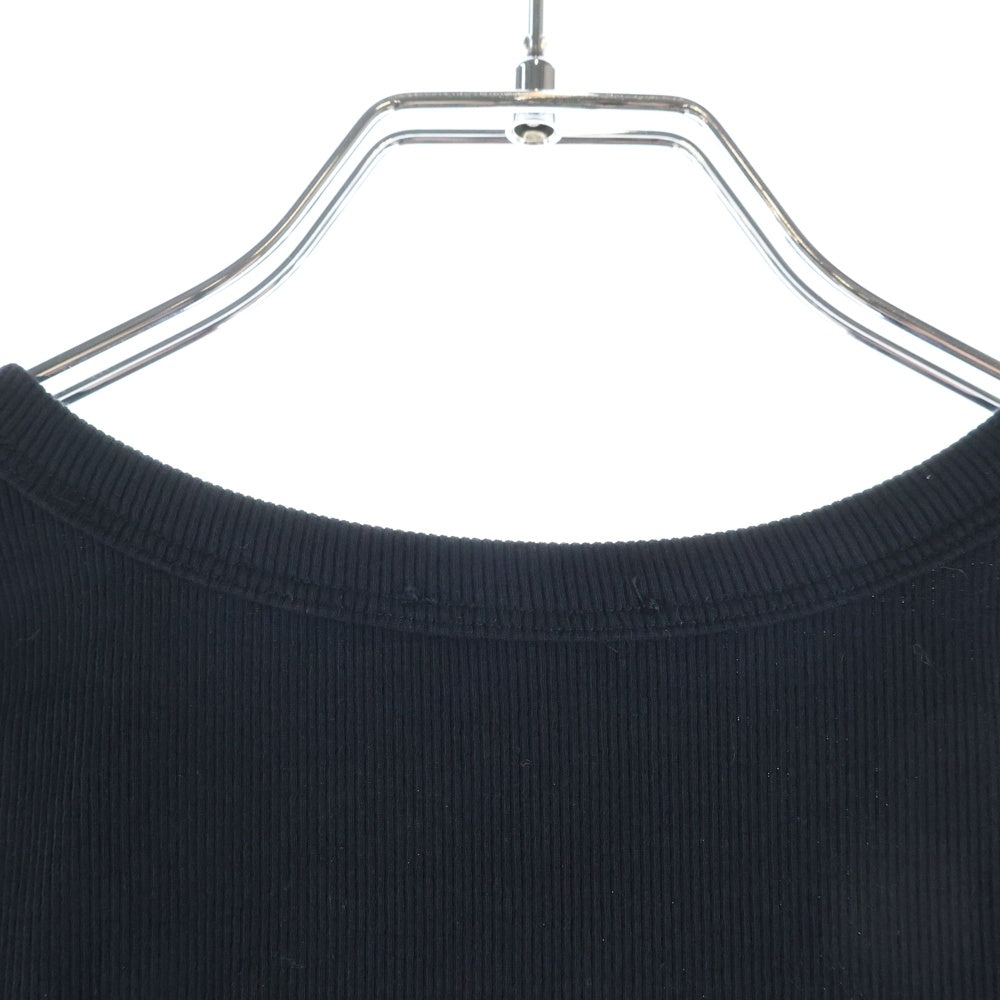 DIESEL(ディーゼル) T-ANKY-D Dロゴ スリムフィット ノースリーブ タンクトップ カットソー ブラック A05104 レディース