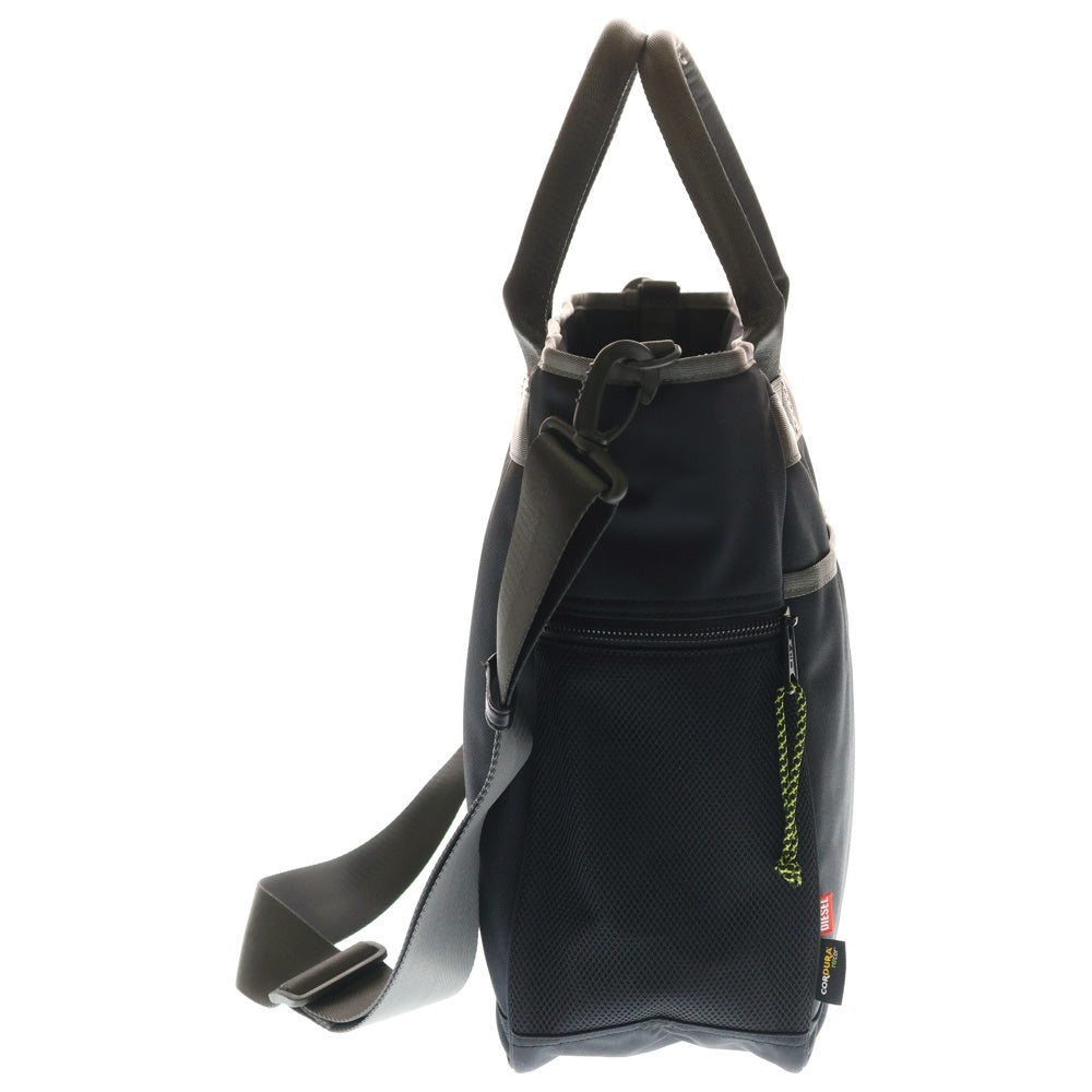 DIESEL(ディーゼル) URBN NET TOTE アーバンネット コーデュラ ファブリック ナイロン トートバッグ ブラック X09368 レディース