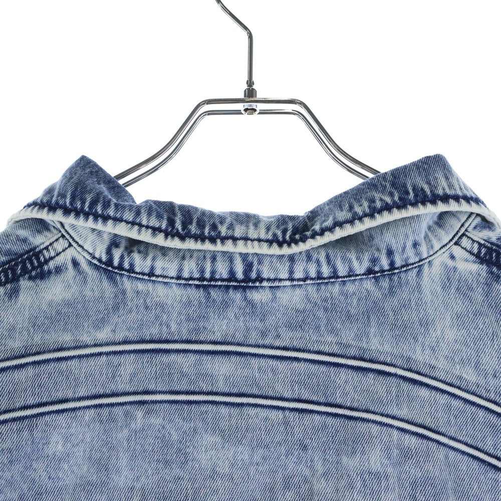 DIESEL(ディーゼル) 24AW D-KRAP-S1 オーバルD ジップアップ デニム ボンバージャケット インディゴ A14339