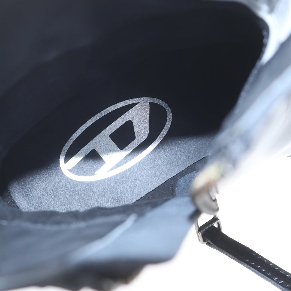 DIESEL(ディーゼル) D-HAMMER BT ZIP D ジッパー レザー アンクルブーツ ブラック Y03254