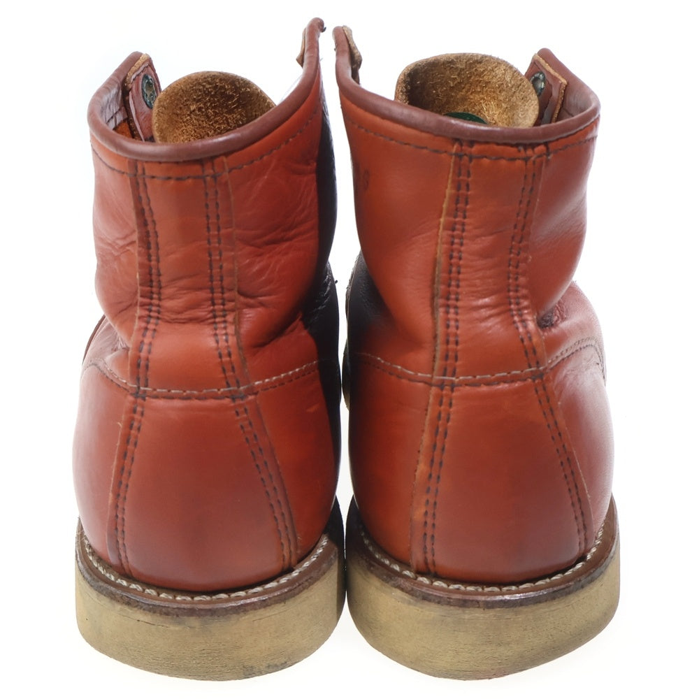 RED WING(レッド ウイング) 90S VINTAGE 875 IRISH SETTER BOOTS アイリッシュセッター 裏半円犬タグ モックトゥ レザー ワークブーツ ブラウン