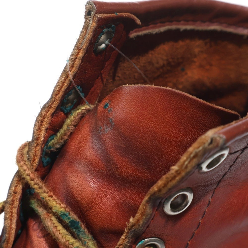 RED WING(レッド ウイング) 90S VINTAGE 875 IRISH SETTER BOOTS アイリッシュセッター 裏半円犬タグ モックトゥ レザー ワークブーツ ブラウン