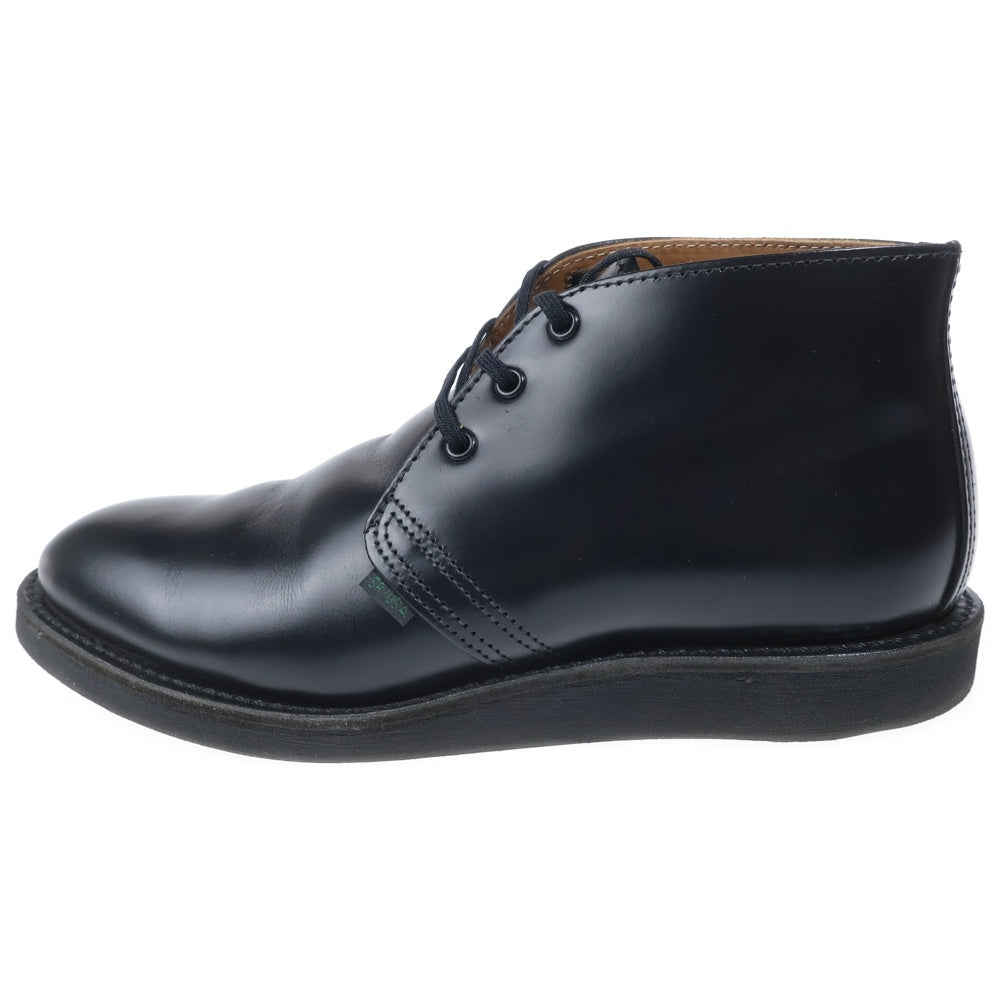 RED WING(レッド ウイング) 9196 POSTMAN CHUKKA プレーントゥ ポストマン チャッカ レザー ブーツ ブラック