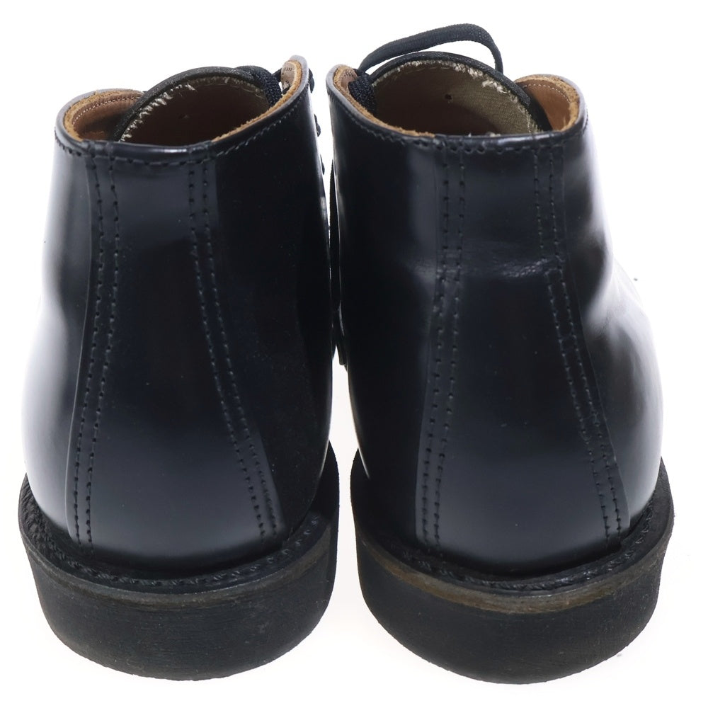 RED WING(レッド ウイング) 9196 POSTMAN CHUKKA プレーントゥ ポストマン チャッカ レザー ブーツ ブラック