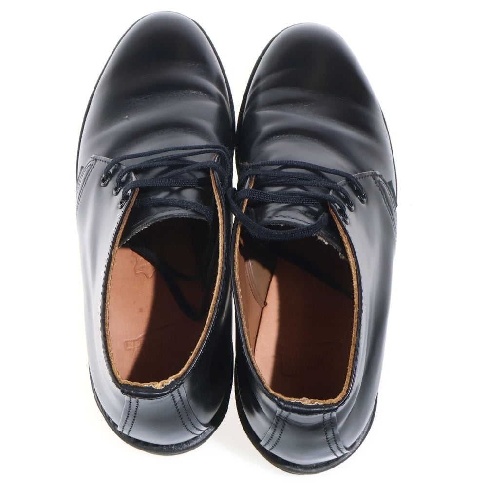 RED WING(レッド ウイング) 9196 POSTMAN CHUKKA プレーントゥ ポストマン チャッカ レザー ブーツ ブラック