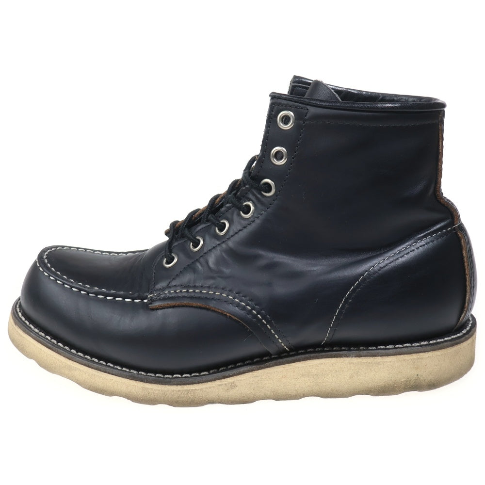 RED WING(レッド ウイング) 90S VINTAGE 8179 IRISH SETTER BOOTS アイリッシュセッター 四角犬タグ モックトゥ レザー ワークブーツ ブラック