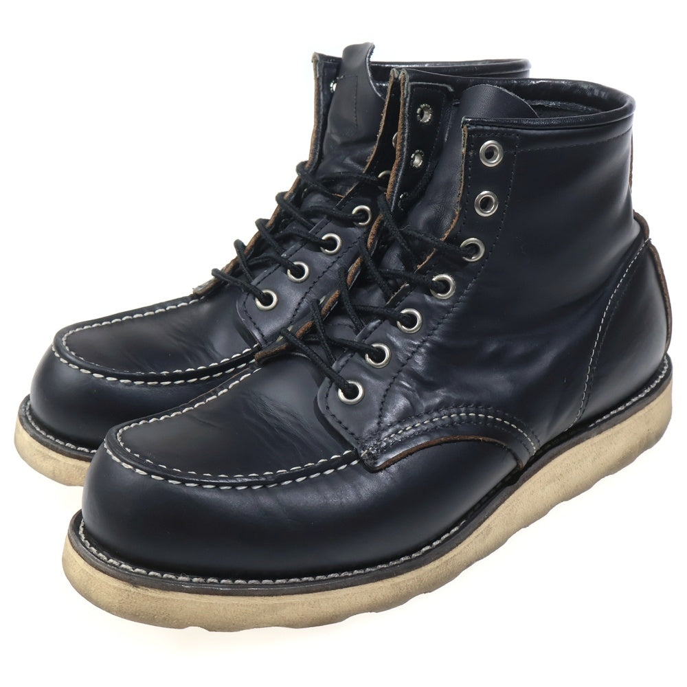 RED WING(レッド ウイング) 90S VINTAGE 8179 IRISH SETTER BOOTS アイリッシュセッター 四角犬タグ モックトゥ レザー ワークブーツ ブラック