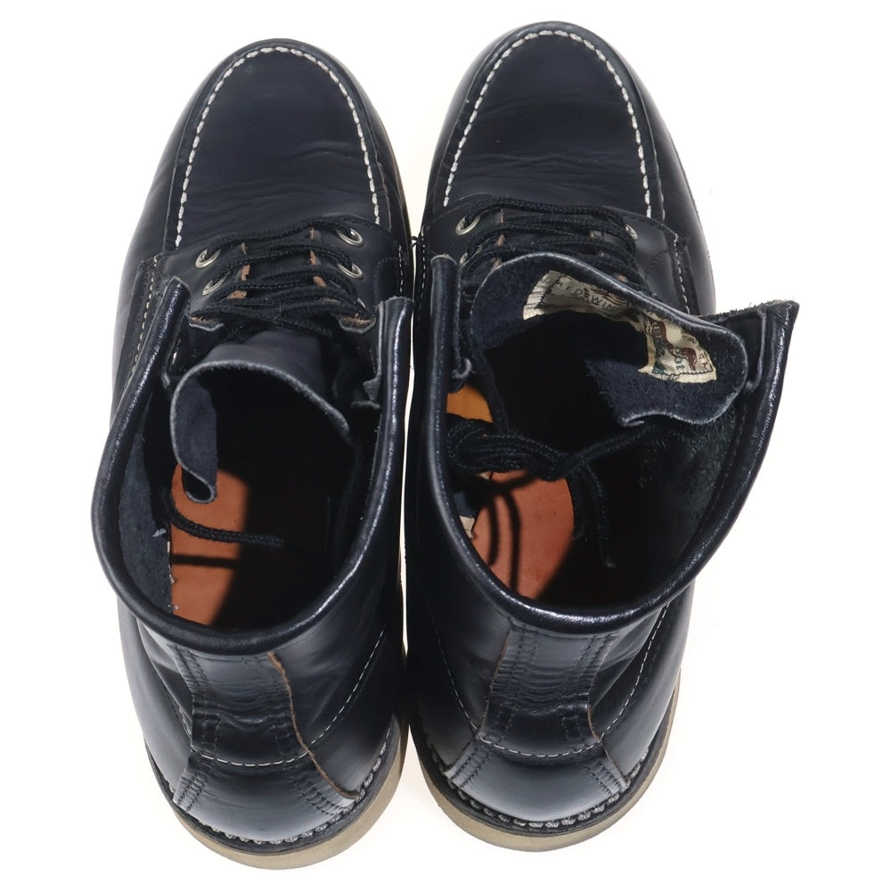 RED WING(レッド ウイング) 90S VINTAGE 8179 IRISH SETTER BOOTS アイリッシュセッター 四角犬タグ モックトゥ レザー ワークブーツ ブラック