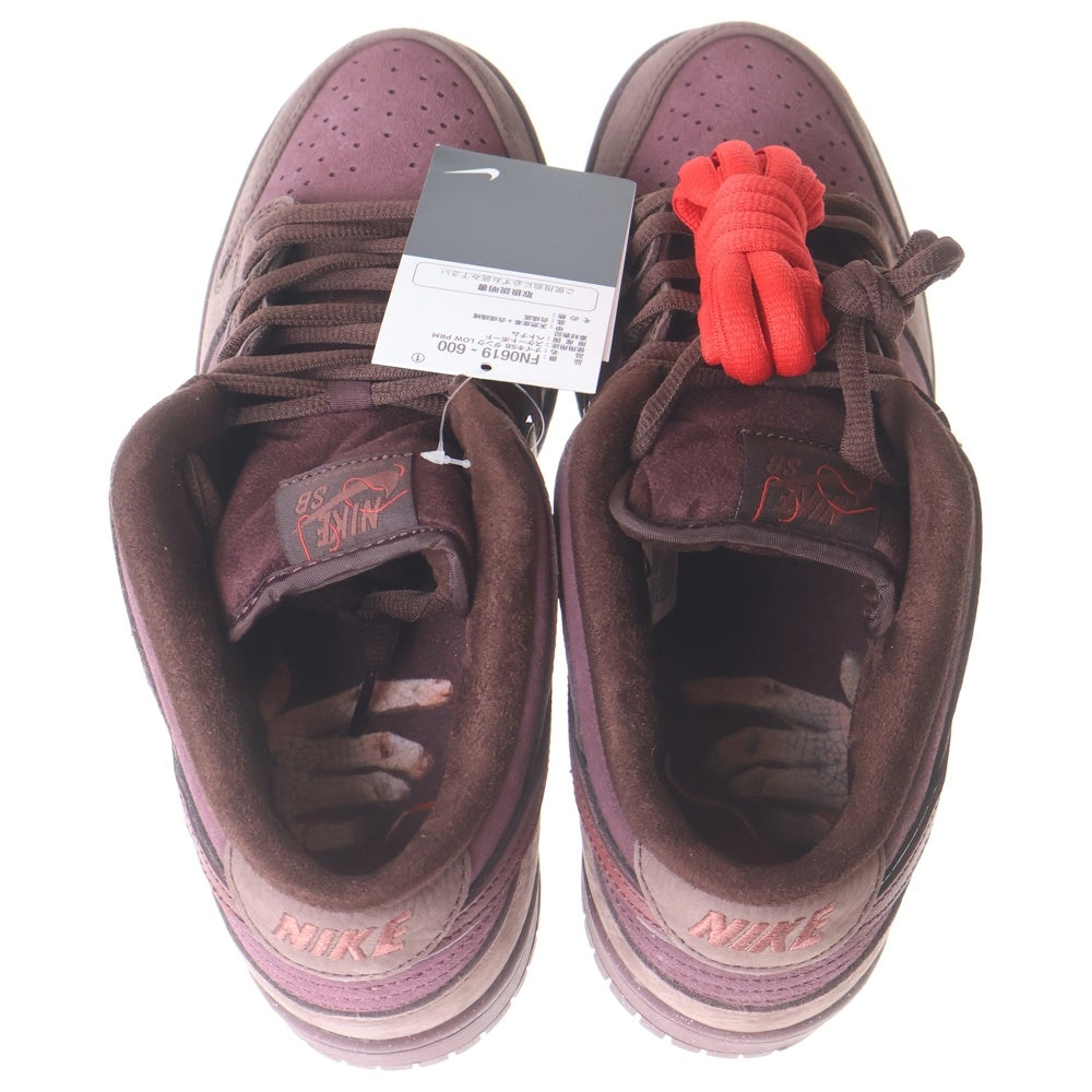 NIKE SB(ナイキエスビー) DUNK LOW PRM ダンクロープレミアム シティ オブ ラブ ローカットスニーカー バーガンディー US10.5/28.5cm FN0619-600